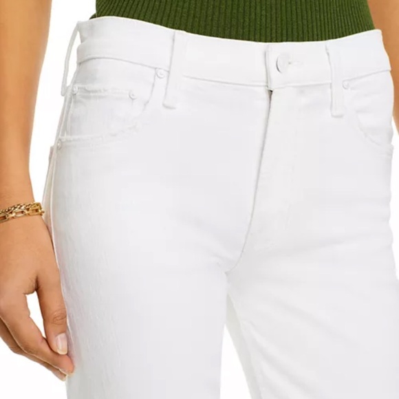 MOTHER NEW THE SMARTY PANTS SKIMP HIGH RISE JEANS IN TOTALLY INNOCENT SIZE 31 - Picture 6 of 7